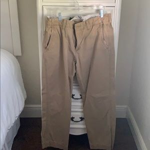 Broke N in khakis 34 x 32  by Old Navy